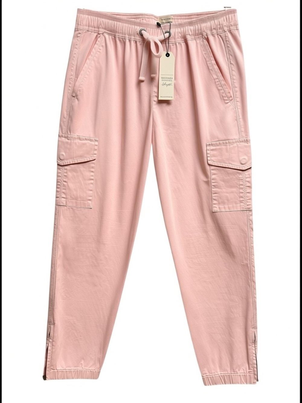 NWT Sanctuary Standard Surplus Cargo Jogger Pants Pink Blush Women's Size Med